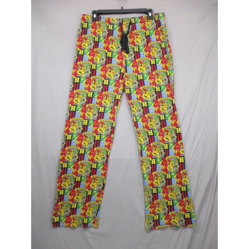 Harry Potter Multicolor Magic Print‎ Cozy Pajama Pants Unisex Size XL